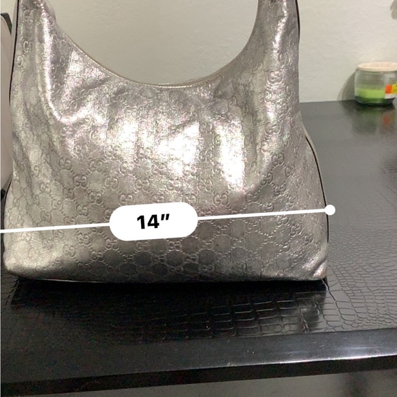 Silver GG Guccissima Hobo - Picture 2 of 14